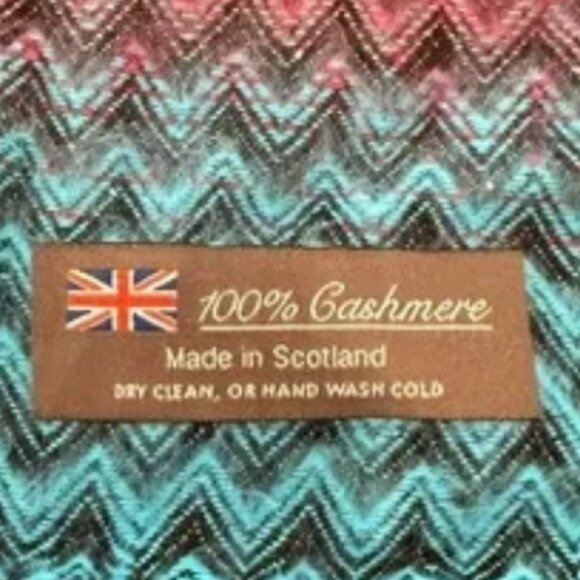 Buyer Beware! "100% Cashmere Made in Scotland" scarves - Picture 1 of 12
